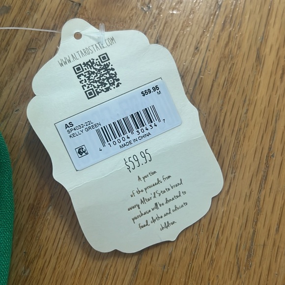 NWT Altar’d State Kelly Green Lined Ruffle Skort Size Medium Skirt Shorts New - Picture 5 of 7